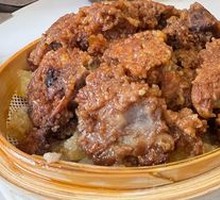 Steamed Pork Ribs with Rice Flour