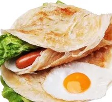 Grilled Sausage Hand-Torn Pancake