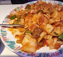 Xinjiang Noodle Strips Stir-Fry