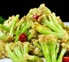 Stir-Fried Organic Cauliflower