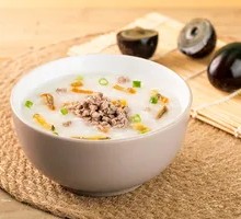 Century Egg and Pork Belly Pot Rice Porridge