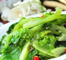 Stir-Fried Roman Lettuce