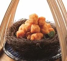 Crispy Fish Rice Blossoms