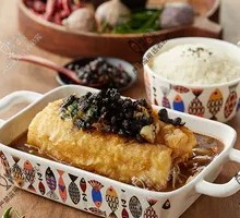 Spicy Boneless Grilled Fish Rice