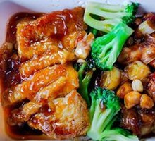 Kung Pao Chicken with Sauce Chicken Rice