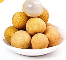 Freshly peeled longan flesh