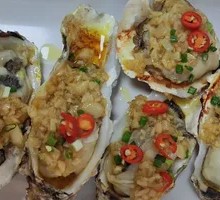 Golden Garlic Oyster