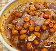 Spicy Sichuan Beef and Ox Tripe in Sour Soup