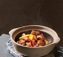 Stir-fried Black Pork Ribs