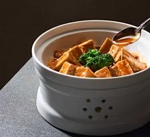 Black Tofu in Abalone Sauce