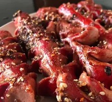 Fried Northeast Red Sausage