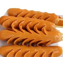 Crispy Pork Sausage with Wheat Tips