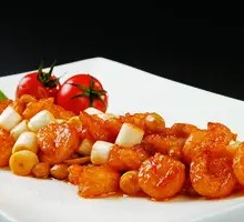 Kung Pao Shrimp Balls