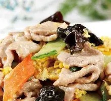 Wood Ear Mushroom and Pork Slices