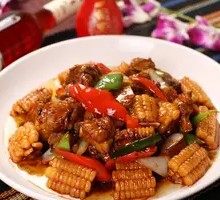 Stewed Pork Ribs with Corn