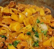 Stewed Pork Ribs in Iron Pot