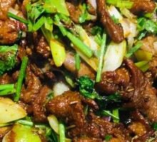 Grilled Beef on Iron Grill