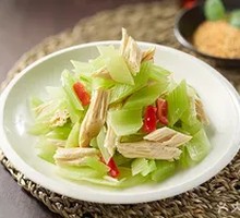 Celery with Tofu Skin Salad
