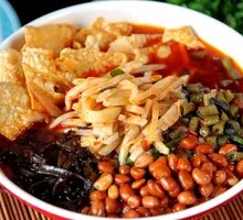 Duck Blood and Snail Noodles