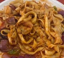 Tomato and Egg Knife-Pressed Noodles