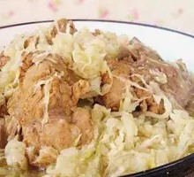 Pork Spine Stewed with Sour Cabbage