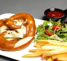 German-style Bratwurst Burger