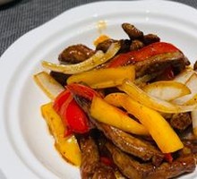 Black Pepper Beef Strips