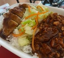 Chicken Cutlet & Braised Pork Rice