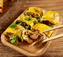 Egg and Ham Grilled Cold Noodles