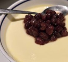 Red Bean Double-Layer Milk Pudding