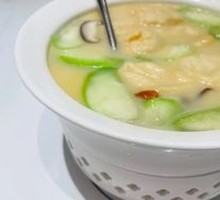 Steamed Winter Melon with Cantonese Fish Dumplings