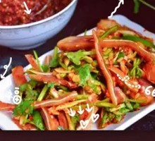 Cucumber with Pig Ear Salad