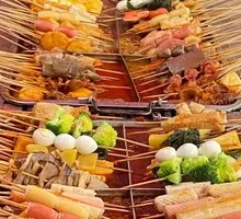 Spicy Hot Pot Skewers with 80+ Ingredients
