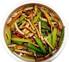 Fried Tofu with Celery