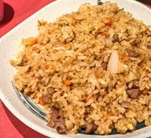 Grilled Beef Cubes Fried Rice