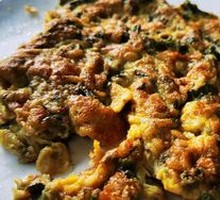 Pan-fried Egg with Greens