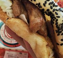 Sour Cabbage BBQ Burger