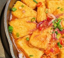 Garlic Ham Braised Tofu