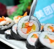 Crab Stick Seaweed Rice Roll