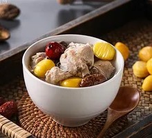 Braised Chicken with Chestnuts and Mushrooms