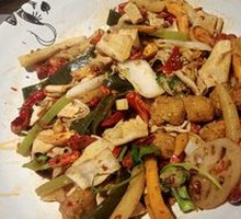 Oil-soaked tofu skin