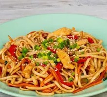 Spicy Pepper and Pork Noodles