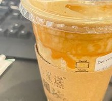 French Caramel Flavored Cold Brew Latte