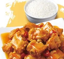 Spicy Pork Rib Rice
