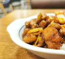 Kung Pao Chicken with Sauce Chicken Rice