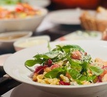 Lemon Radicchio Shrimp with Handmade Wide Pasta