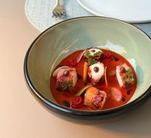 Charcoal Grilled Slow-Cooked Octopus