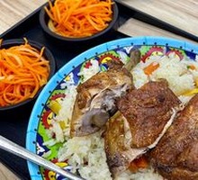 Golden Chicken Leg Pilaf