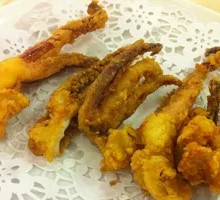 Fried Squid Tentacles Curry Rice