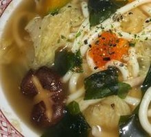 Seasonal Vegetable Udon Noodles